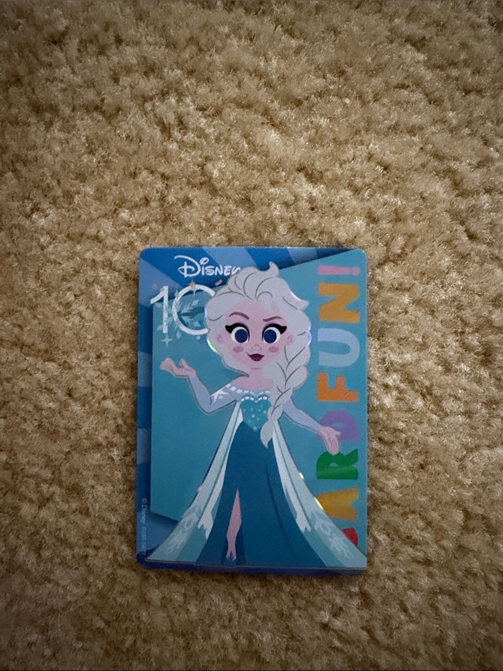 Elsa Disney 100 Trading Card